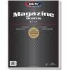 BCW Thick Magazine Bags and Backing Boards Combo Pack – 100 Each | Archival Clear Polypropylene Bags | Acid-Free Precision Cut Boards | Collectible Preservation Supplies | Magazine Storage