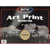 BCW 11×17 Art Print Bags & Backing Boards Combo | 100 Resealable Crystal Clear Bags & Buffered Acid-Free Boards | Protect, Store, and Display Your Art Prints, Posters & Photos