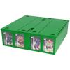 BCW Collectible Card Bin – Green | Holds 3200 Cards | Includes 4 Dividers | Storage for Pokémon, MTG & Sports Cards(Single)