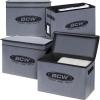 BCW Comic Book Storage Box – 4 Pack | Foldable Comic Book Case | Each fits 125-150 Sleeved and Boarded Comics | Storage For Silver, Bronze, and Current Comics(4 Pack)