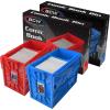 BCW Red & Blue Short Comic Bin Set | Plastic Comic Book Box Storage | Color-Coded Organization for Comics