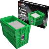 BCW Short Comic Book Bin | Holds 150 Comics | Stackable Plastic Storage | Acid-Free Organizer | Green, Single(Single)