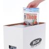 BCW Short Comic Storage Box – 10 Pack | Holds 150-175 Current/Silver Age Comics | Stackable, Durable 200 lb. Strength(Graded Comics)
