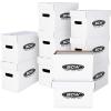BCW Short Comic Storage Box – 10 Pack | Holds 150-175 Current/Silver Age Comics | Stackable, Durable 200 lb. Strength(Standard Comics)