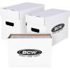 BCW Short Comic Storage Box – 3 Pack | Holds 150-175 Current/Silver Age Comics | Stackable, Durable 200 lb. Strength(3 Pack)
