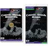 BCW Silver Age Comic Bags and Boards Combo (500 Ct) | 500 Silver Comic Backing Boards + 500 Resealable Silver Comic Bags | Archival Protection for Silver Age Comics | Clear Comic Storage Solution