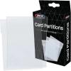 BCW Translucent Card Partitions – 12 Pack | Frosted Plastic Card Dividers for Card Bins & 6 Drawer Catalog | Trading Card Storage Organizer | Durable Card Box Dividers