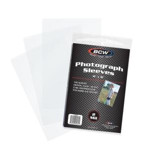 BCW 4×6 Photograph Sleeves – 1 ct | Archival Quality Crystal Clear Polypropylene | Acid-Free for Art Prints, Postcards, Pictures, and More!