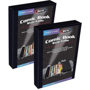 BCW Comic Book Stor-Folio – 1 Pack | Comic Book Travel Case for Current & Silver Age | Magnetic Comic Folio Carrier(2 Pack)