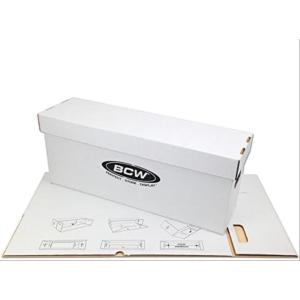 BCW Long Comic Storage Box – Folded | Corrugated Box for 250-300 Current/Silver Comics | Durable 200 lb. Strength