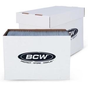 BCW Magazine/Document Storage Box 10-Pack | Durable Cardboard Filing Box(5 Pack)