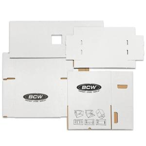 BCW Short Comic House – 1ct | Heavy-Duty Comic Book Storage Box | Reinforced Cardboard Outer Shell for Comic Box | Comic Book Holder for Easy Access & Organization | Comic Book Storage System