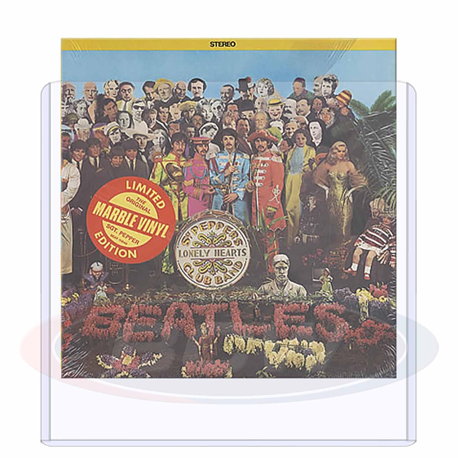 image:imageBCW 33 RPM Record Topload Holder Durable Vinyl Record Protector for 12 LPs Clear Polypropylene Sleeves Holds Single 33 Albums ArchivalGrade Record Storage Open LongSide Design