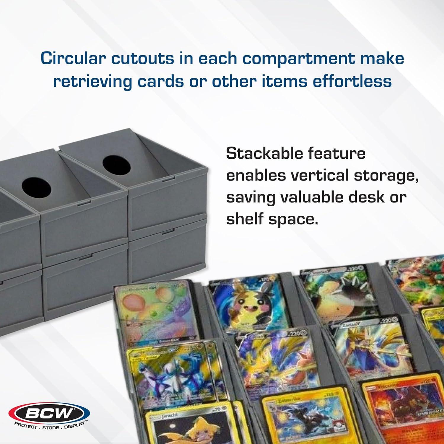 image:imageBCW Modular Card Sorting Tray Customizable Display and Storage Grid Expandable TCG Sorting Tray Ideal for Sports Cards Magic the Gathering Pokmon and Board Games12 Cells