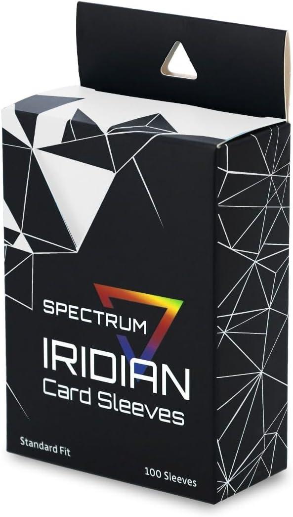 image:imageBCW Spectrum Iridian Matte Card Sleeves Pack of 100 White MTG Card Sleeves for All 25 x 35 Gaming Cards 130Micron Thick Matte TournamentWhite