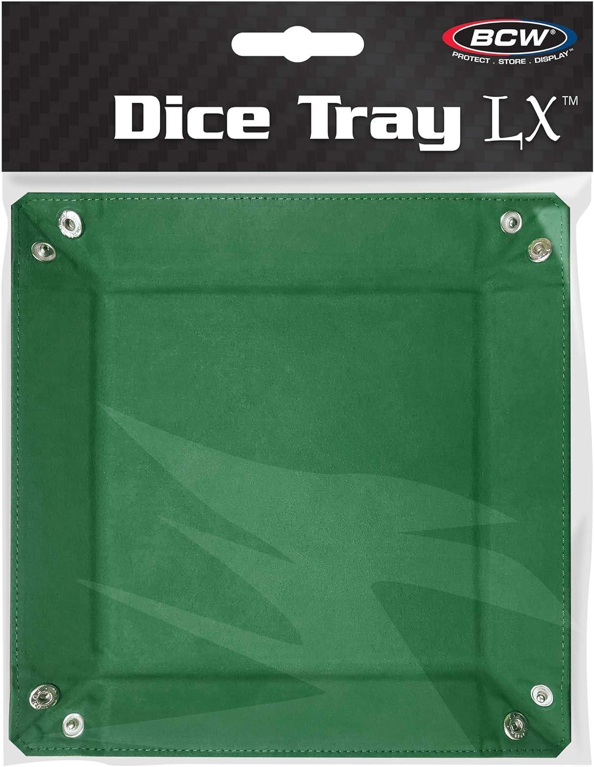 image:imageBCW Square Dice Tray Blue 7x7 Inches Ideal for Dungeons and Dragons Pathfinder etc Dice Rolling Tray Gaming Accessory for Tabletop RPGs and Board GamesGreen