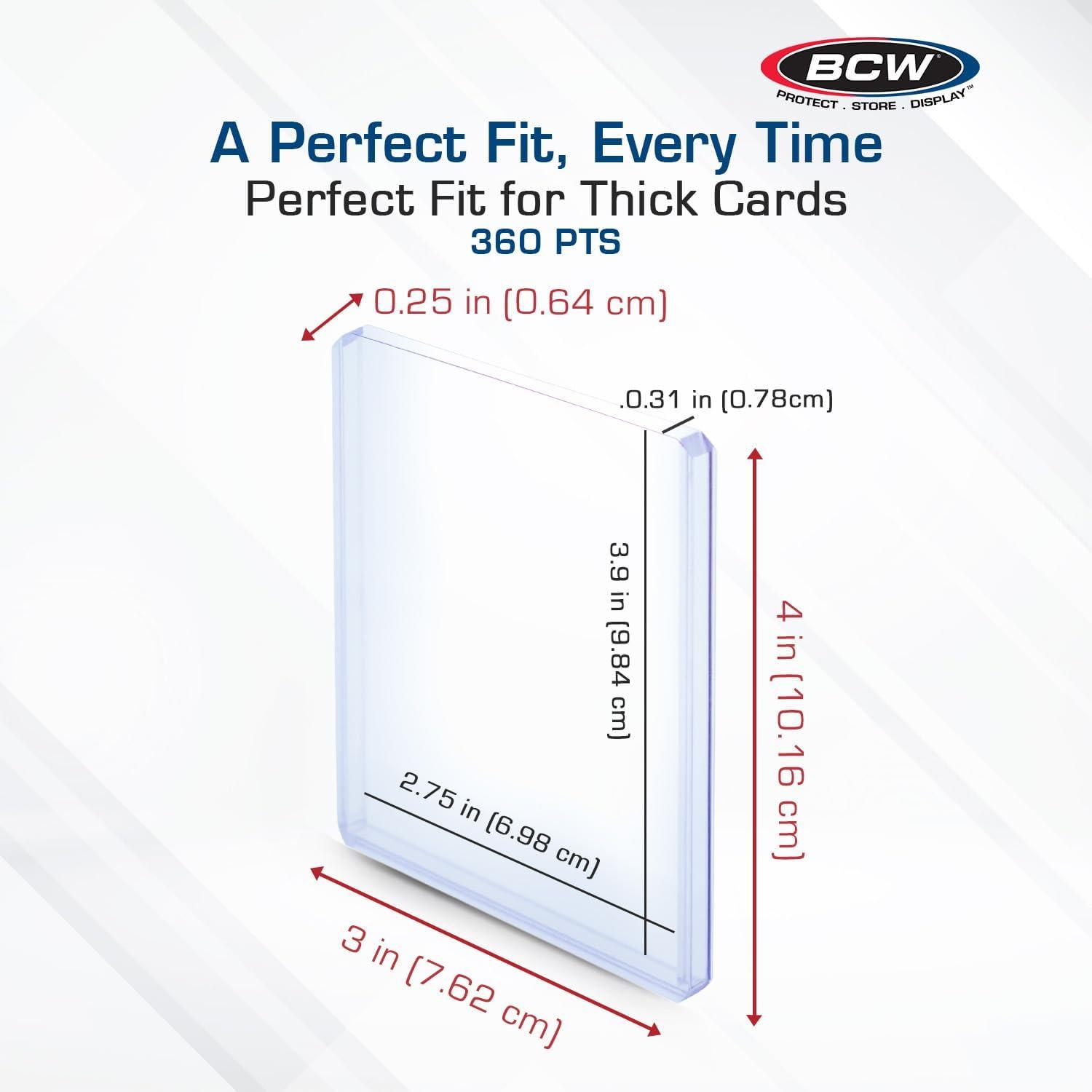 image:imageBCW Supplies 240 Pt Thick Card Topload Holder 10 Count Pack