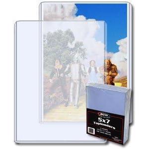 5×7 Trading Card Top Loaders BCW – 25ct