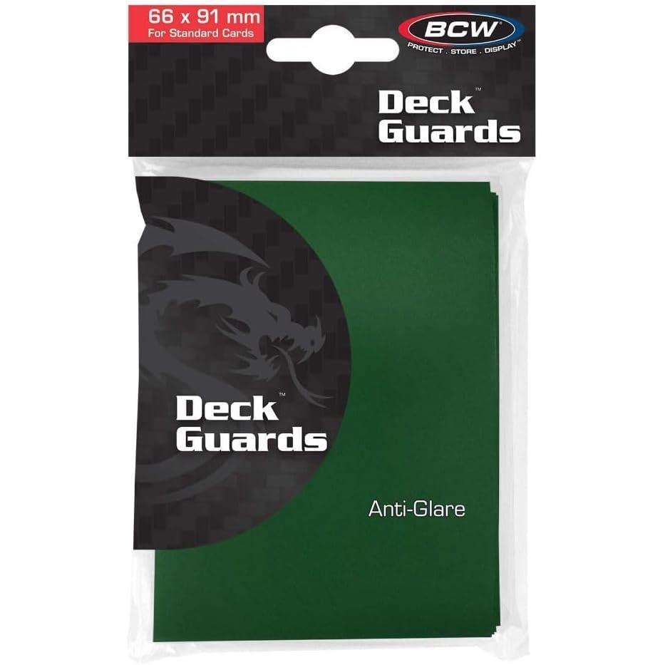 image:imageBCW Deck Guard Double Matte Green Card Sleeves AcidFree ArchivalSafe No PVC AntiGlare Matte Finish Fits Standard 2 x 3 Game Cards Durable Deck Protector Sleeves 1000 Ct