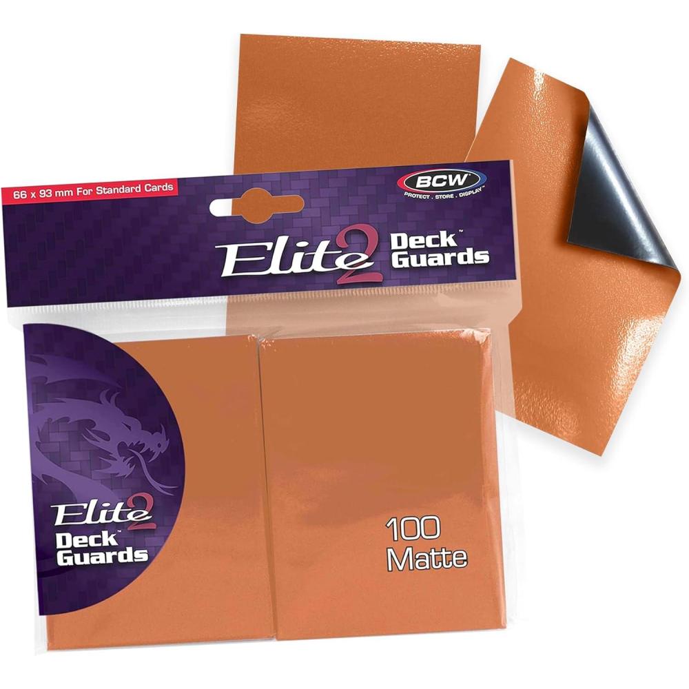 image:imageBCW Elite2 Matte Card Sleeves  Mulberry  AntiGlare Front  Textured Back  Fits Standard 25 x 35 Cards  100 PackAutumn