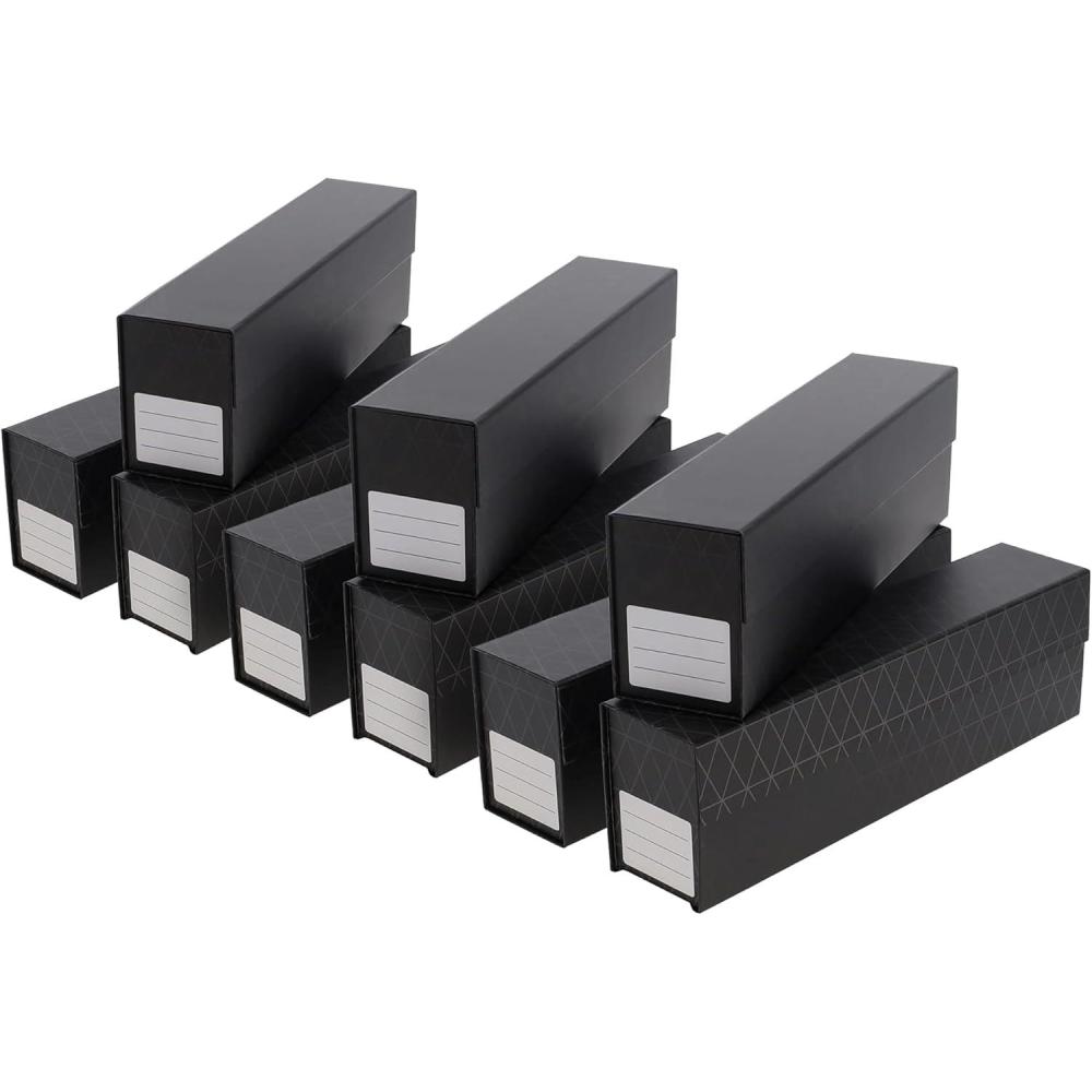 image:imageBCW QuickFold Card Storage Boxes for Magnetics amp Toploaders 3 Pack Trading Card Holder Box with Magnetic Closure Easy Fold Assembly for Sports and TCG Cards9 Pack