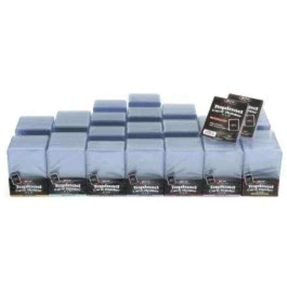 image:imageBCW Sampler Mixed Case of Thick Card Topload Holders 20 Packs Assorted Sizes Toploaders for Collectible Cards Rigid PVC Toploader Case for Trading Cards Sports Cards Memorabilia Relics