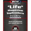 (50) Life Magazine Topload Holders – Life Toploaders – BCW Brand