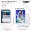 BCW 100 3×4 Topload Card Holder with 100 Standard Card Sleeves | Baseball, MTG, Pokemon, and Sports Card Protectors | Rigid Toploaders for Cards with Acid-Free Penny Sleeves
