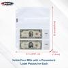 BCW 100 4-Pocket Currency Pages 2.75′ x 6.5′ BCW NEW