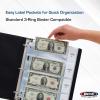 BCW 100 4-Pocket Currency Pages 2.75′ x 6.5′ BCW NEW