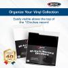 BCW 12-Inch Vinyl Record Dividers – 25 Pack | Archival Plastic for LP Storage – Black