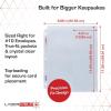 BCW 2 Pocket Envelope Page Protector | Archival Envelope Binder Sleeves for 3 Ring Binders | Acid-Free & Laser Welded | 50 Count(50 Pack)