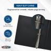 BCW 2-Inch Plain Black Album for Trading Cards | Holds Up to 60 Protective Pages | Heavy Duty D-Ring Binder for Sports Cards, Pokémon, MTG & More