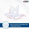 BCW 2-Piece Card Display Stands | Showcase Top Loaders, Magnetics, Screwdowns |Trading Card Display| Card Display Stand | Card Stand | Semi Rigid Card Holder Stand (20 Pack)(20 Pack)