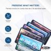 BCW 3.5×5 Topload Holder – 100 Pack | Premium Rigid Plastic Protector Case for Trading Cards, Index Cards, and Photos for Transformer TCG, Magic: The Gathering, and More