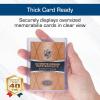 BCW 360 PT. Thick Card Topload Holder – Pack of 1 | Durable Rigid PVC Toploader | Toploaders for Memorabilia, Jersey, Patch, and Relic Cards | Ideal for Collectors and Hobbyists