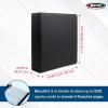 BCW 3-Inch Sports Collectors Album – Hockey | Ultra Flat, Clear Pocket Pages with Durable 3″ Binder for Trading Cards | Ideal for Hockey Card Collectors