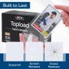 BCW 3×4 Standard Topload Card Holders | 500 Pack | Top Loaders for Cards | Rigid Card Protector | Fits Standard Size Cards Up to 20pt