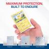 BCW 3×4 Topload Card Holder – Standard – 50ct | Rigid PVC Trading Card Protection for Baseball Cards, Football Cards, and Trading Cards Like Pokémon and MTG | Holds Cards Up to 20pts