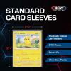 BCW 3×4 Topload Card Holders and Card Sleeves Combo | 100 Clear Plastic Toploaders and 100 Soft Card Sleeves | Protect, Store, and Display Trading Cards | Durable Card Storage Box for Collectors(200)