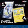 BCW 3×4 Topload Card Holders and Card Sleeves Combo | 100 Clear Plastic Toploaders and 100 Soft Card Sleeves | Protect, Store, and Display Trading Cards | Durable Card Storage Box for Collectors(200)