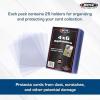 BCW 4×6 Photo & Postcard Topload Holders – 25 Pack | Blue-Tinted 4×6 Toploader Protectors for Photos, Prints & Postcards | Rigid Plastic Toploaders for Display & Storage