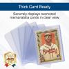 BCW 59 PT Thick Card Top Loaders | Protective Thick Toploaders for Trading Cards Up to 59PT | Rigid Card Toploader for Memorabilia & Collectibles | 1 Pack