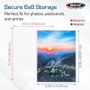 BCW 6X8 Toploaders for Photos | 25-Pack | 6×8 Toploaders,Clear Rigid PVC Protectors | Perfect for Photos, Trading Cards and, Baseball Card Protectors