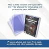 BCW 6×9 Topload Holder and 6×9 Photo Sleeves Combo Pack | Sheet Protectors Compatible with Postcards, Prints, and Documents | Acid-Free, PVC-Free, Archival Quality