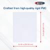 BCW 9×12 Topload Holder (20-Pack) – Rigid Print Protectors for Art Prints, Menus & Sheet Music | Hard Plastic 9×12 Sheet Protectors | Short Side Open 9×12 Top Loaders