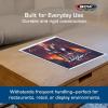 BCW 9×12 Topload Holder (20-Pack) – Rigid Print Protectors for Art Prints, Menus & Sheet Music | Hard Plastic 9×12 Sheet Protectors | Short Side Open 9×12 Top Loaders