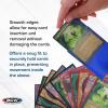 BCW Basics Card Sleeves | 500 Count Box | Acid-Free, Archival Safe | Durable, Cost-Effective Card Protector Sleeves for Standard 2.5″ x 3.5″ Trading and Game Cards (Blue)(Red)