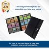 BCW Basics Folio 9-Pocket Card Album – Black | Archival Safe, Side-Loading Binder | Premium Storage Solution for Trading Cards, Sports Cards, and More | 360-Card Capacity(Black)