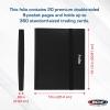 BCW Basics Folio 9-Pocket Card Album – Black | Archival Safe, Side-Loading Binder | Premium Storage Solution for Trading Cards, Sports Cards, and More | 360-Card Capacity(Black)